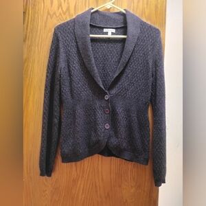 Craft And Barrow Women's Purple Cardigan Size Small